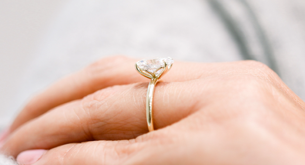 Low Setting Engagement Rings