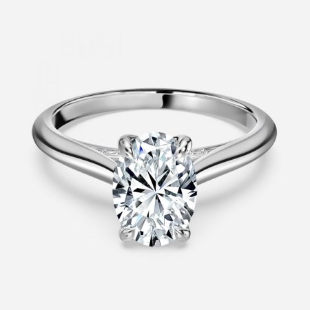 Kensley Oval Solitaire Engagement Ring