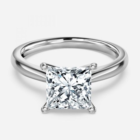Vera Princess Solitaire Engagement Ring