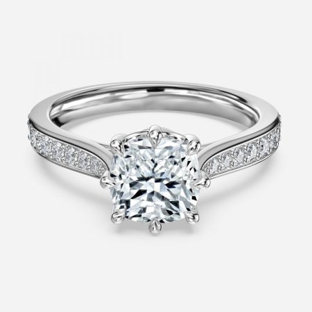 Aria Cushion Vintage Engagement Ring