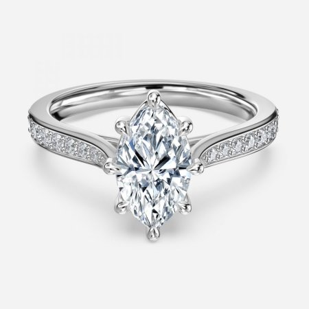 Aria  Marquise Vintage Engagement Ring