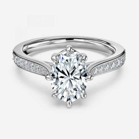 Aria Oval Vintage Engagement Ring