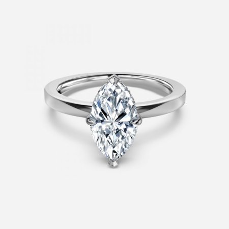Chloe Marquise Hidden Halo Engagement Ring