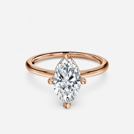 Lydia Marquise Solitaire Engagement Ring