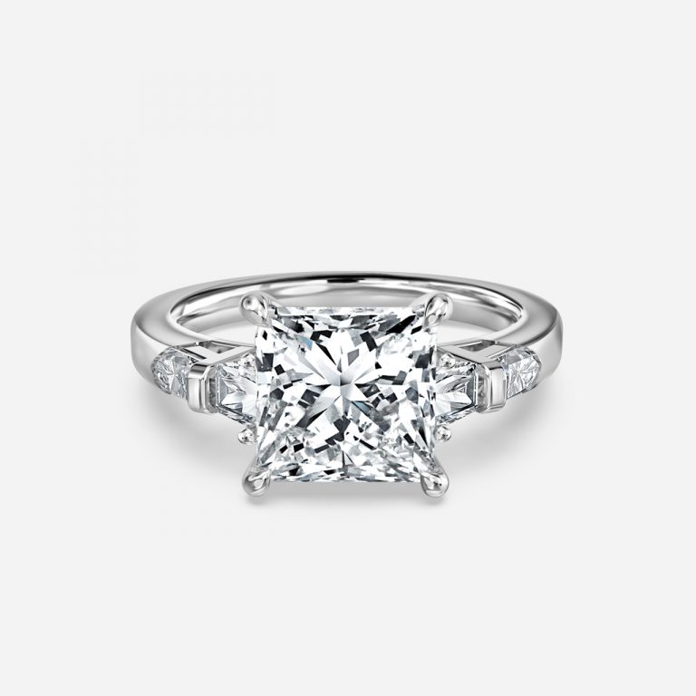Daisy Princess Hidden Halo Lab Grown Diamond Engagement Ring