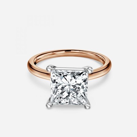 Lydia Princess Solitaire Engagement Ring