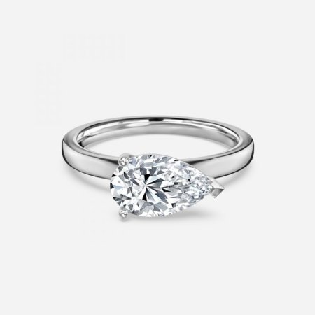 Demi Pear Solitaire Engagement Ring