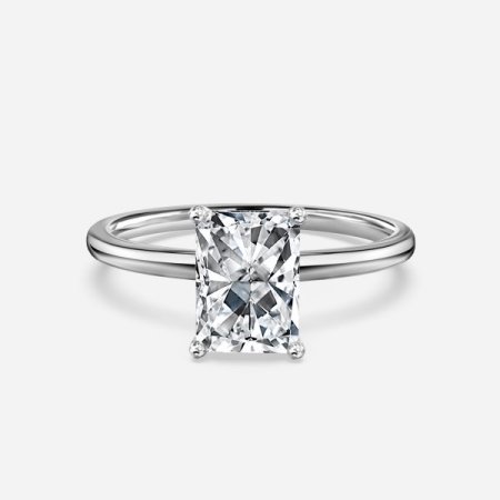 Aisha Radiant Solitaire Engagement Ring