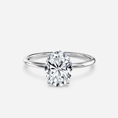 Adaya Oval Solitaire Engagement Ring