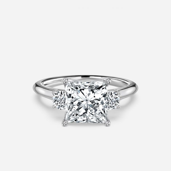 Arya Princess Solitaire Lab Grown Diamond Engagement Ring