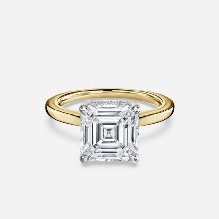 Vina Asscher Hidden Halo Engagement Ring