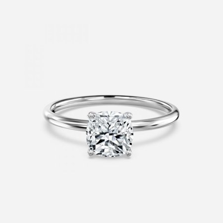 Adaya Cushion Solitaire Engagement Ring