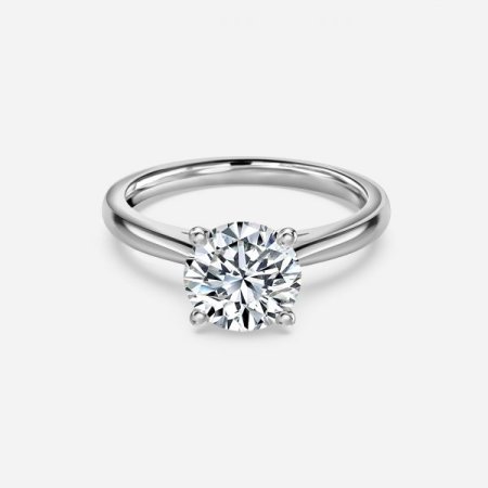 Florian Round Solitaire Engagement Ring
