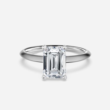 Alika Emerald Solitaire Engagement Ring