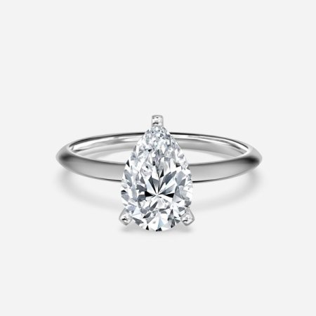Alika Pear Diamond Solitaire Engagement Ring