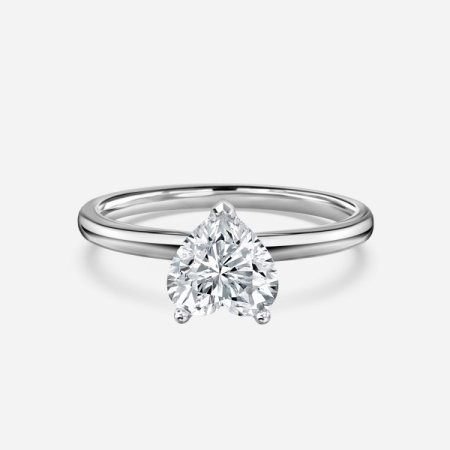 Aisha Heart Solitaire Engagement Ring