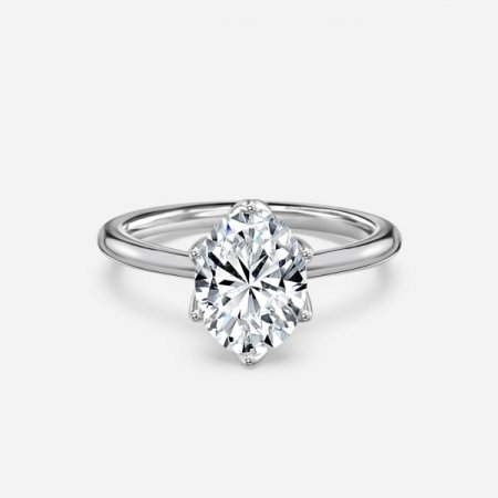 Isoke Oval Solitaire Engagement Ring