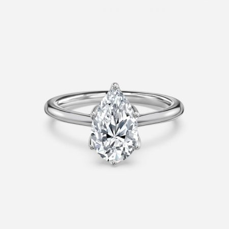 Isoke Pear Solitaire Engagement Ring