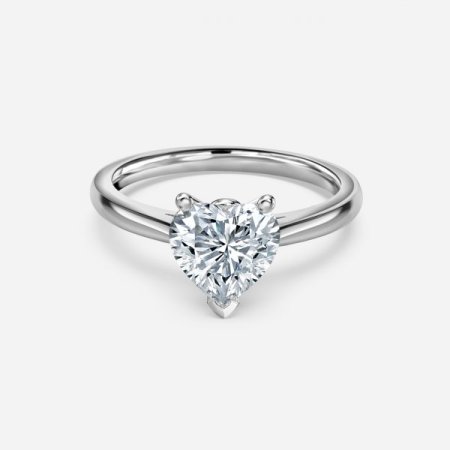 Florian Heart Solitaire Engagement Ring