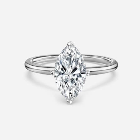 Aisha Marquise Solitaire Engagement Ring