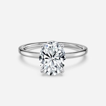 Celtic Oval Solitaire Engagement Ring