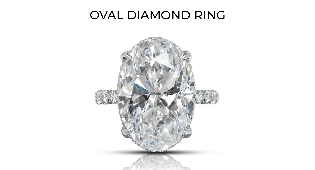 oval shape 12 Carat Diamond Ring
