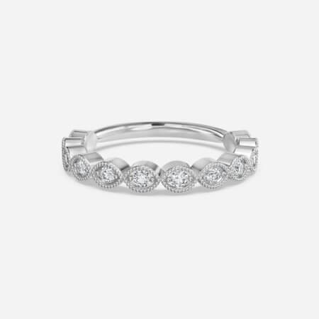 Vintage Marquise Shape Stackable Ring