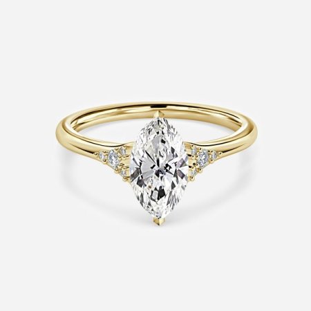 Anastasia Marquise Three Stone Engagement Ring