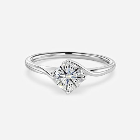 Enza Round Solitaire Engagement Ring