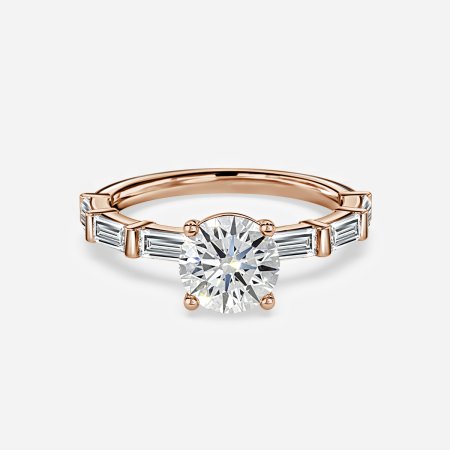Kate Round Diamond Band Engagement Ring