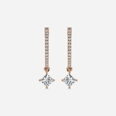 Sia Princess Hoop Earrings