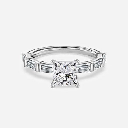 Kate Princess Diamond Band Engagement Ring