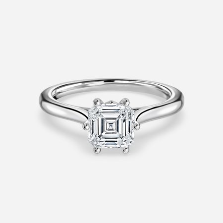 Nimi Asscher Solitaire Engagement Ring