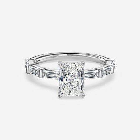 Kate Radiant Diamond Band Engagement Ring