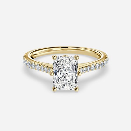 Shyam Radiant Diamond Band Engagement Ring