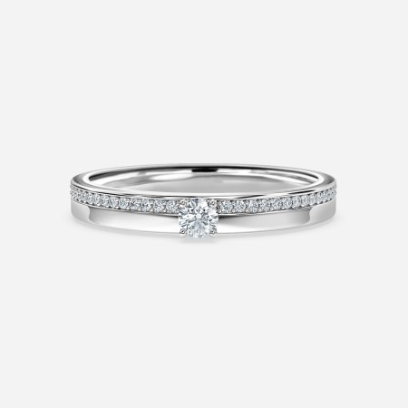 Round Big Diamond Wedding Ring