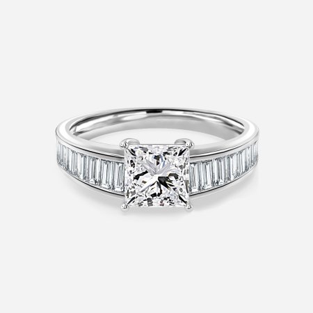 Vri Princess Diamond Unique Engagement Ring