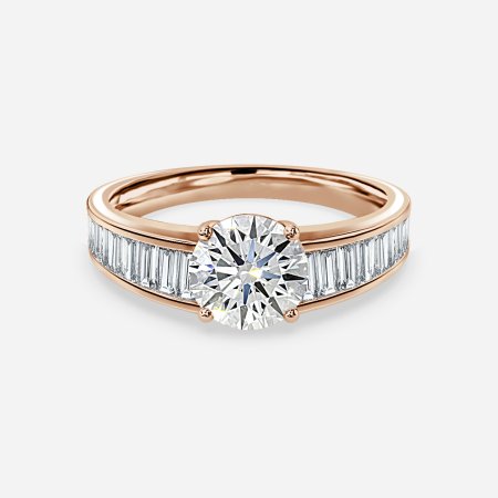 Octavia Round Unique Engagement Ring