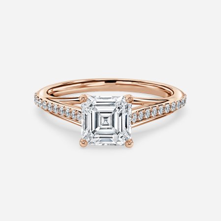 Heni Asscher Diamond Band Engagement Ring