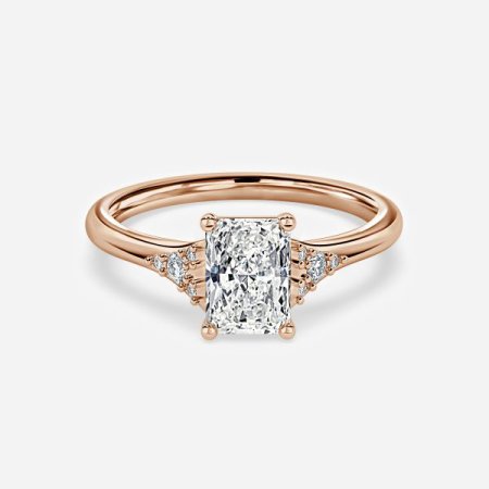 Anastasia Radiant Three Stone Engagement Ring