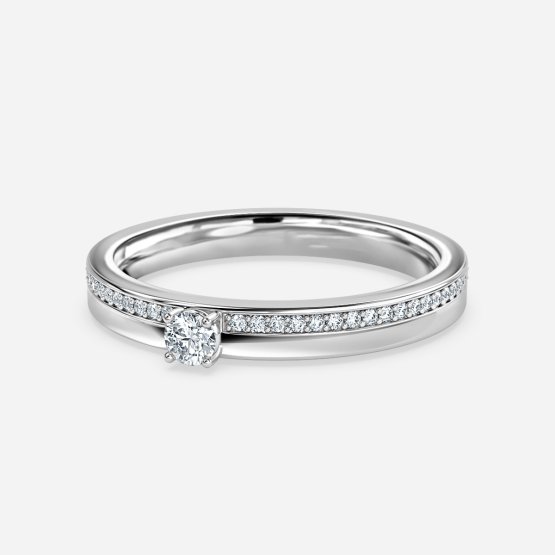 White Gold Claddagh Eternity Wedding Ring | Engagement Rings