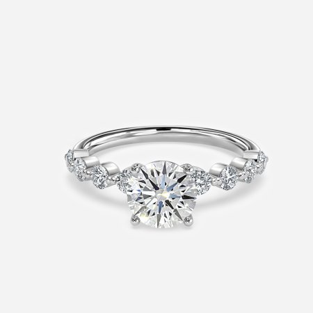 Vivian Round Unique Engagement Ring