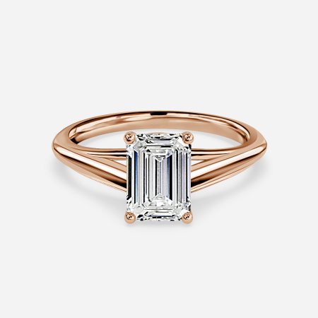 Katelyn Emerald Solitaire Engagement Ring