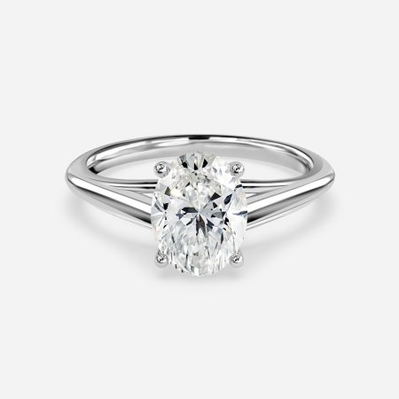 Katelyn Oval Solitaire Engagement Ring