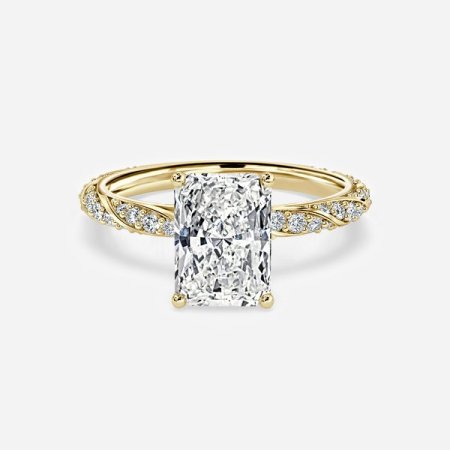 Serena Radiant Diamond Band Engagement Ring