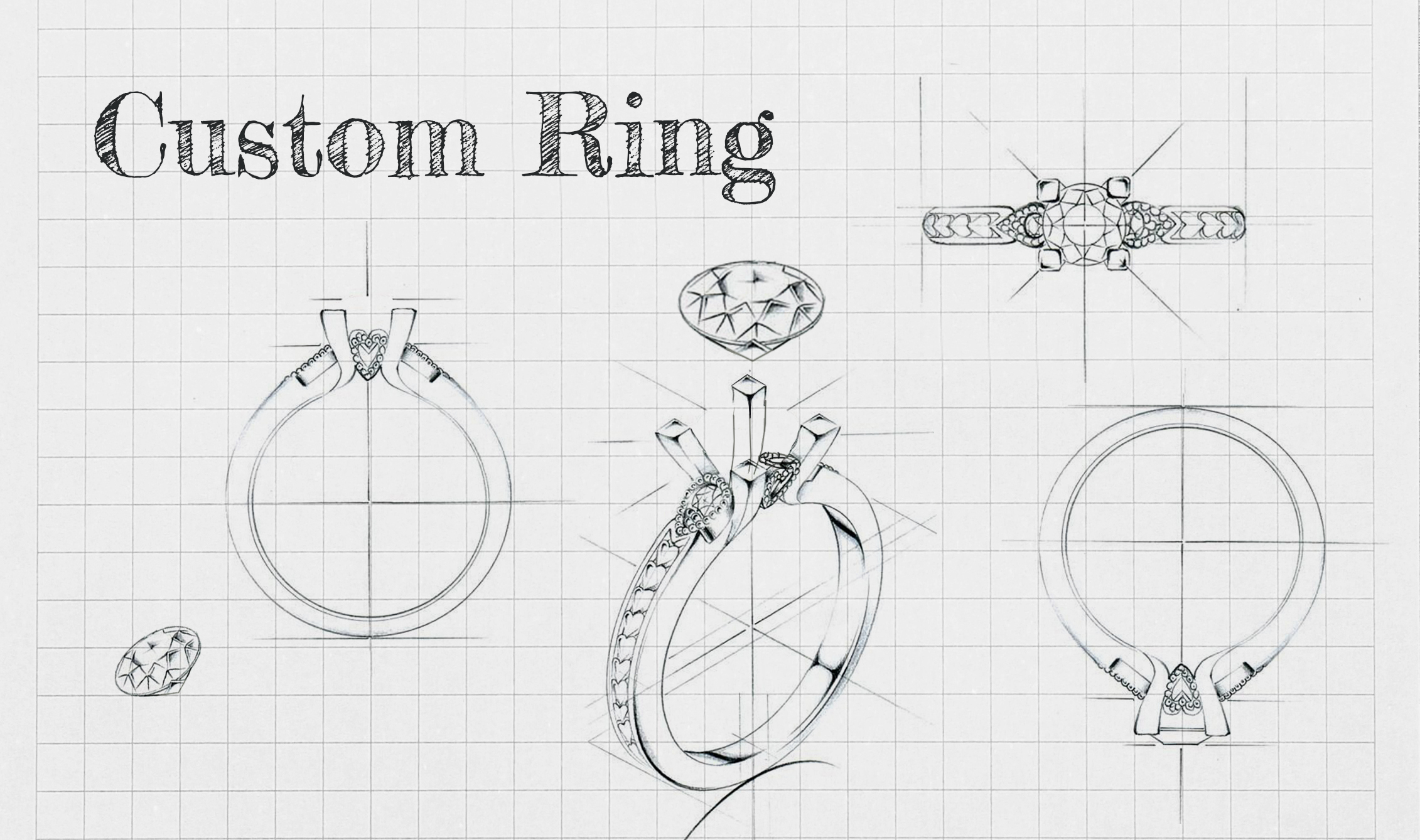 custom diamond rings